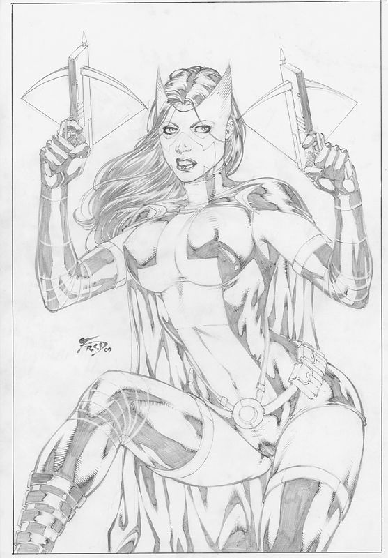 Super Hero Sketches 2 page 9 full