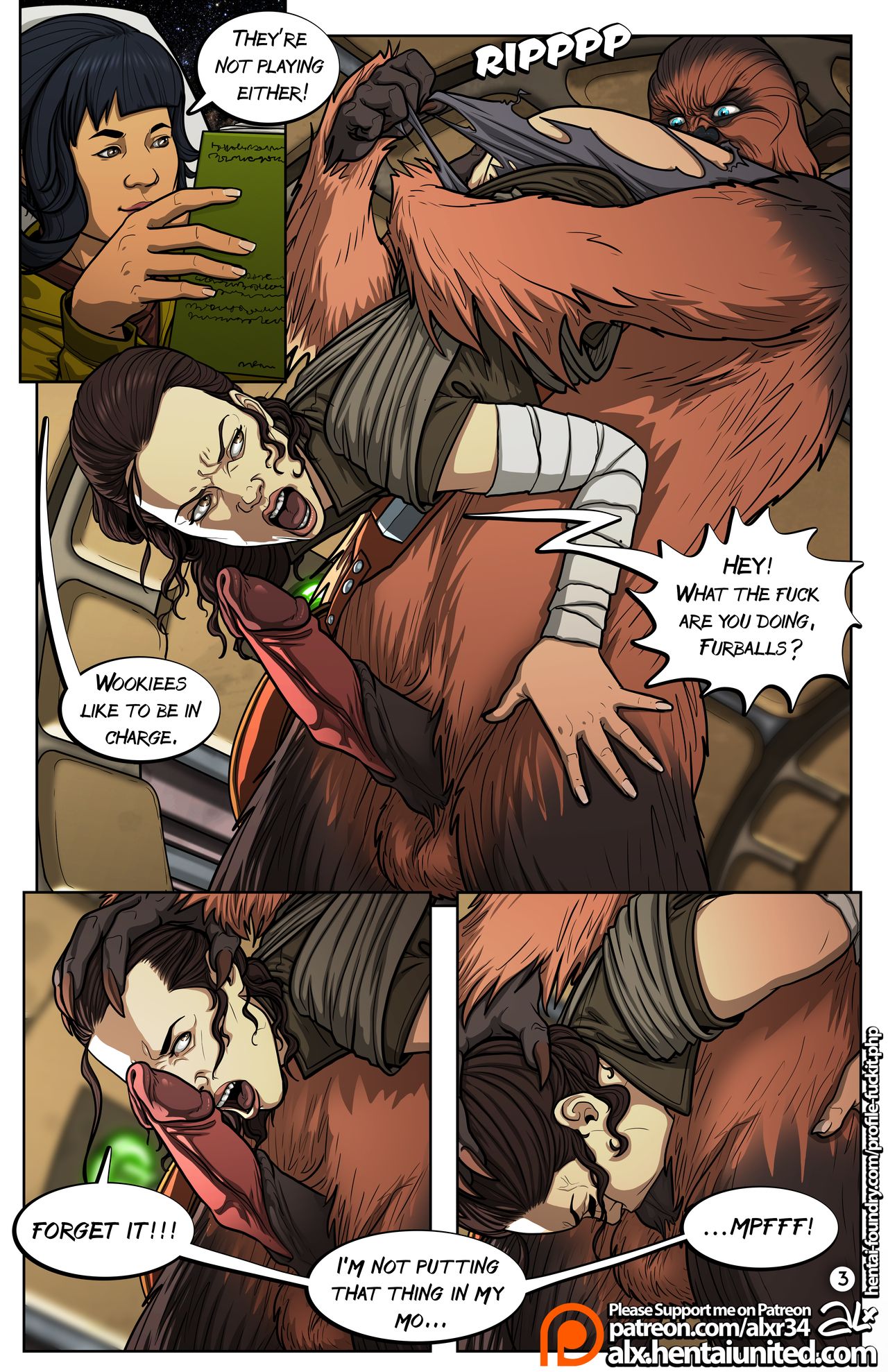 -Star Wars: A Complete Guide to Wookie Sex page 4 full