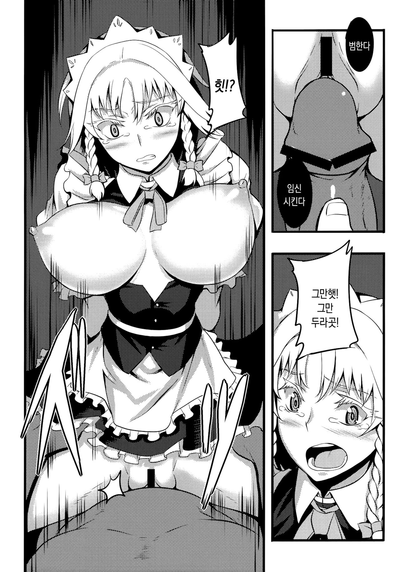 Izayoi Sakuya no Nerenai Yoru | 이자요이 사쿠야의 잠 못 이루는 밤 page 10 full