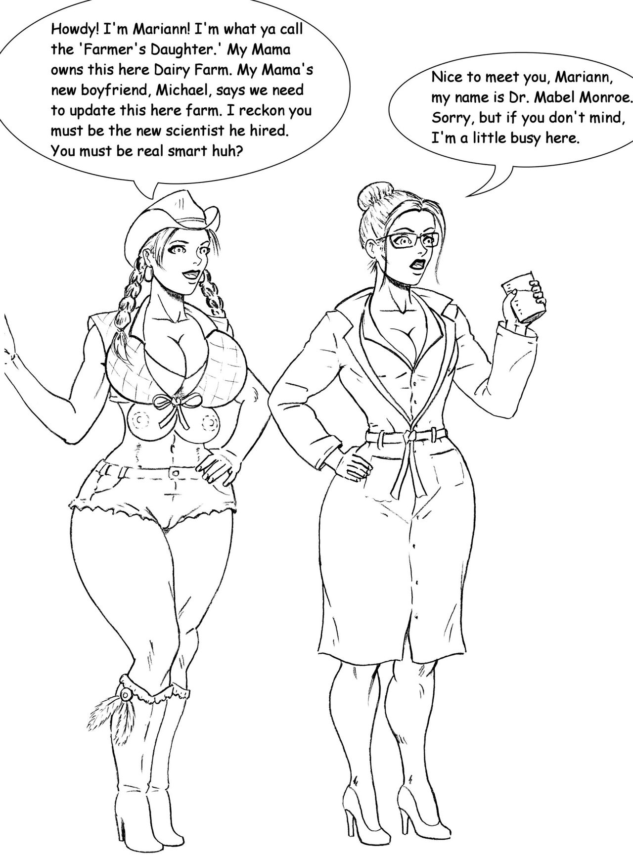 Milkmaids page 1 full