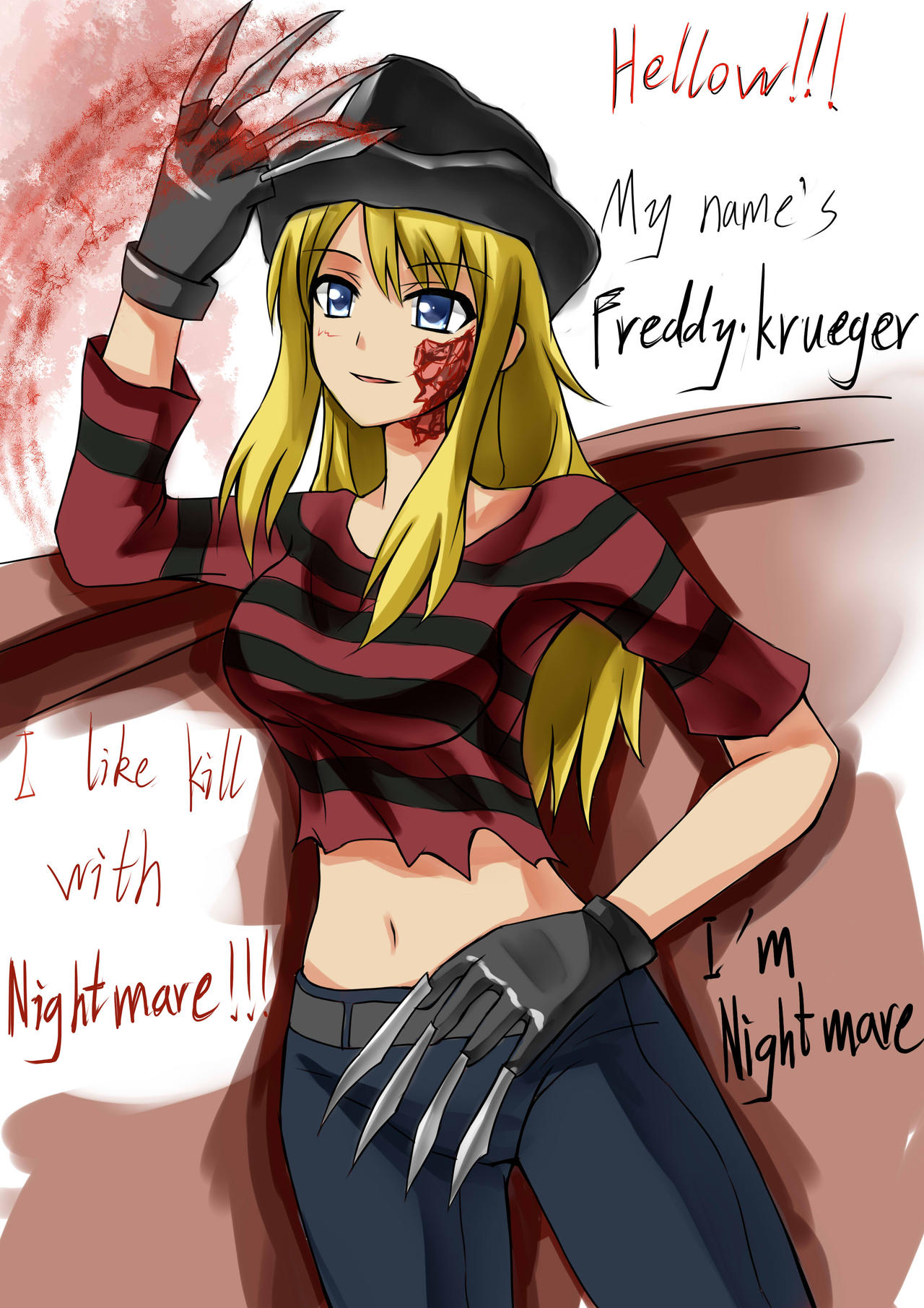 Spooky Waifu - Genderswap Freddy Krueger page 4 full