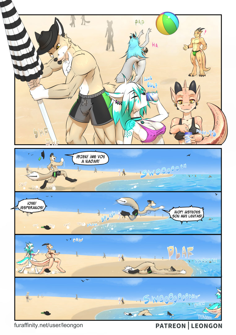 Beach Afternoon - Tarde En La Playa - Page 2 - HentaiEnvy