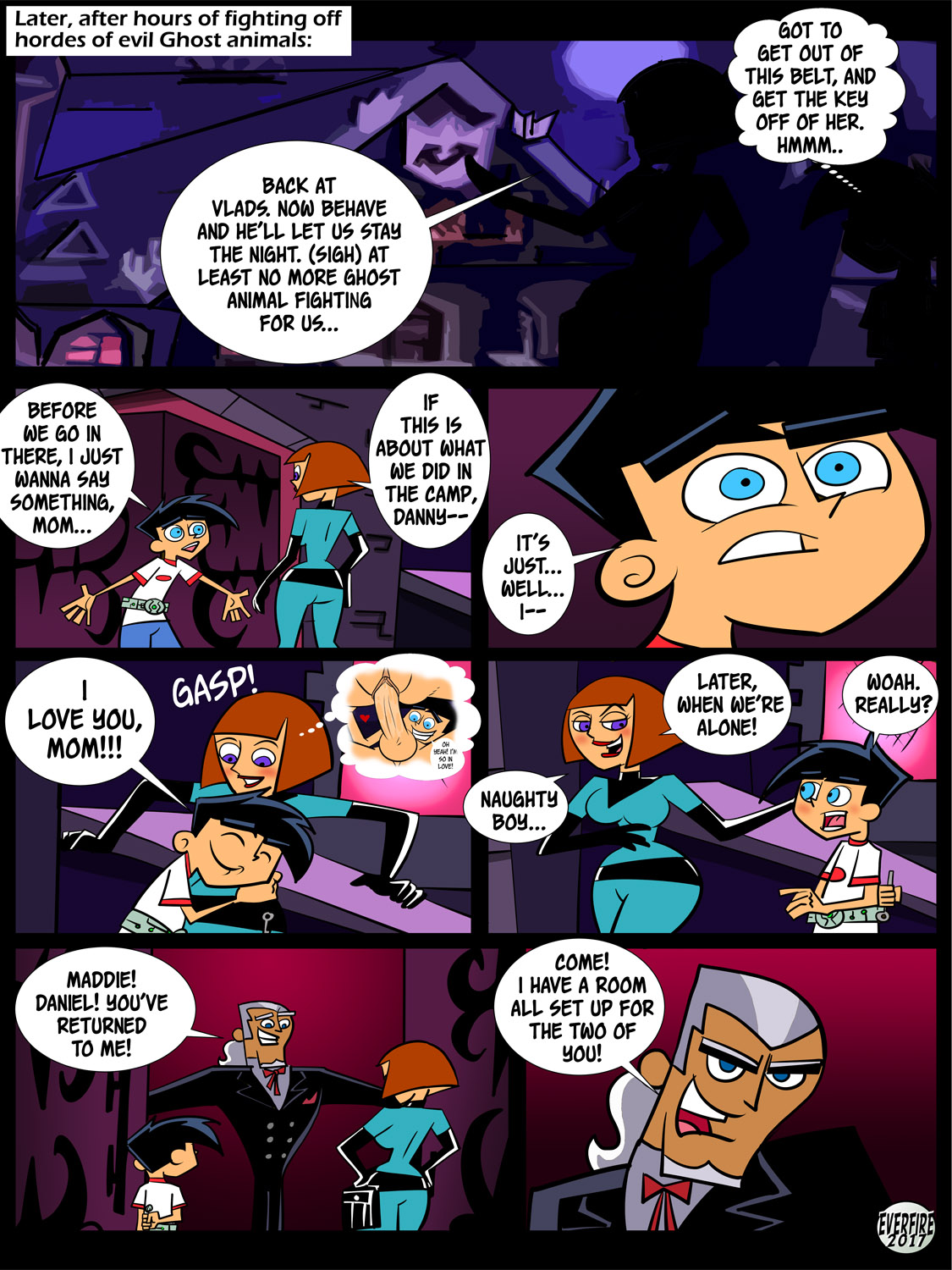 Everfire - Danny Phantom The Taming of Maddie Fenton - Page 2 - HentaiEnvy