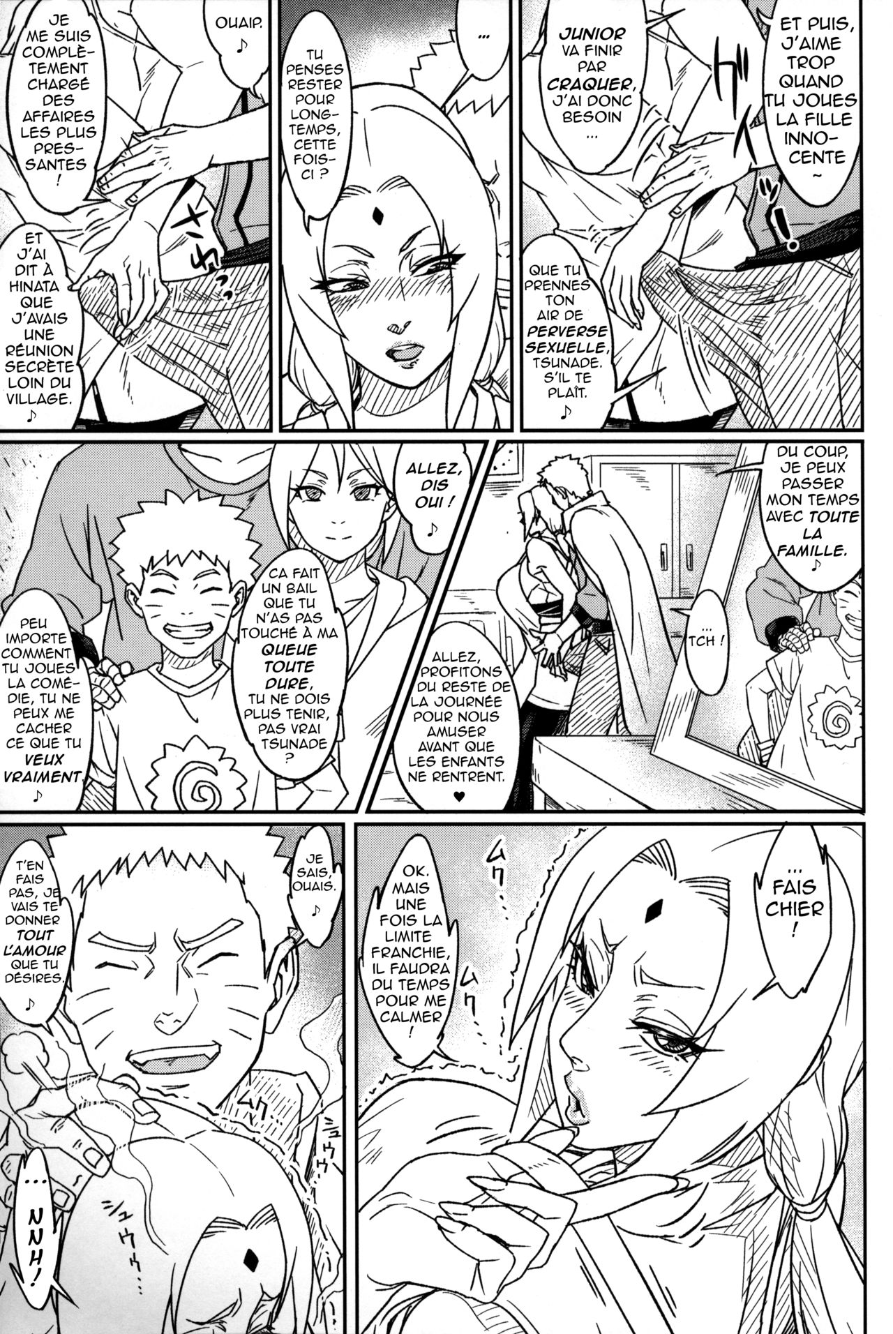 Jukumitsuki Intouden 3 Jou | Perversions de Tsunade - Nectar d'une Princesse Mature Ch 3 - Part 1 page 5 full