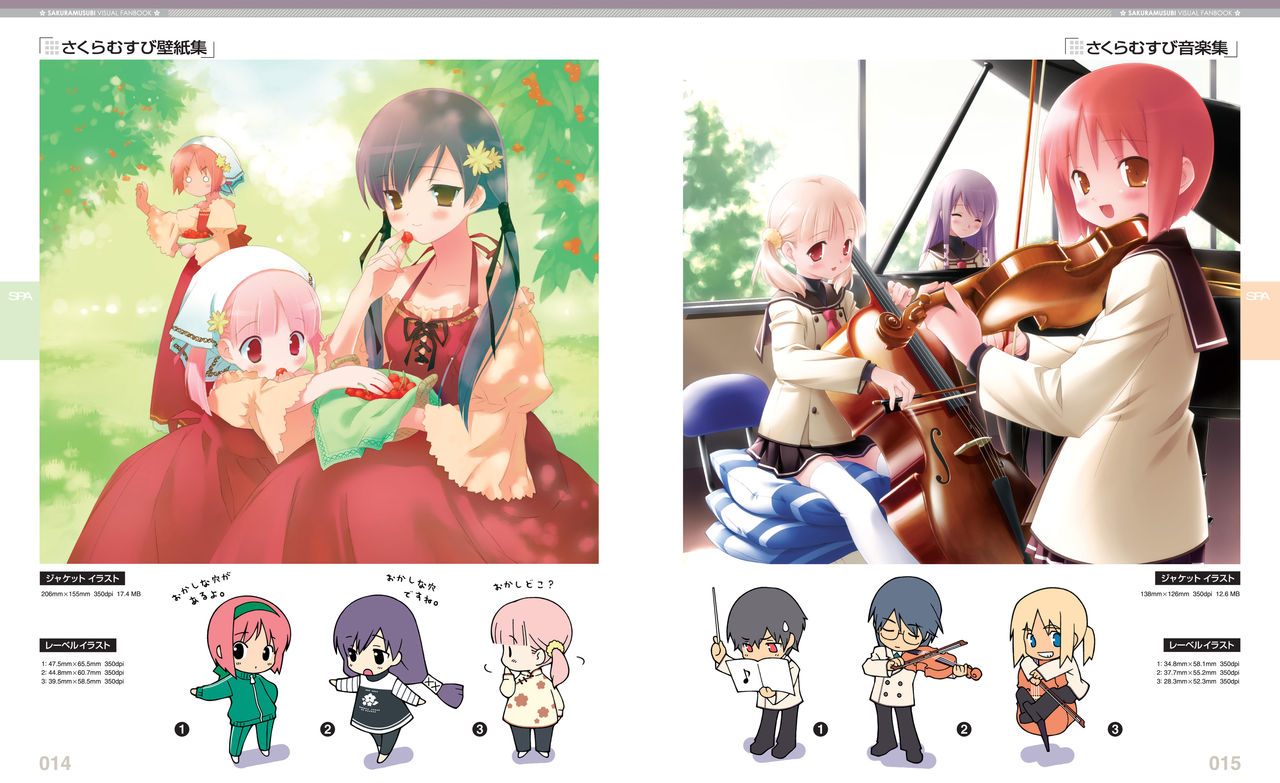 Sakura Musubi Visual Fanbook page 12 full