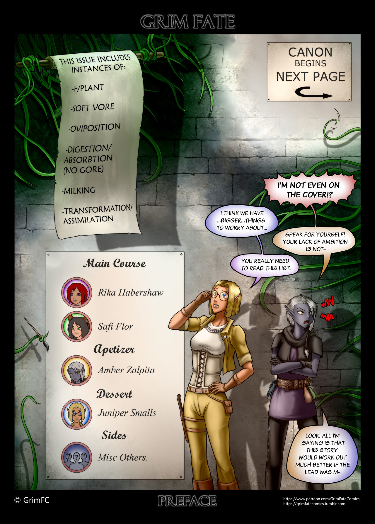 Grim fate plant food