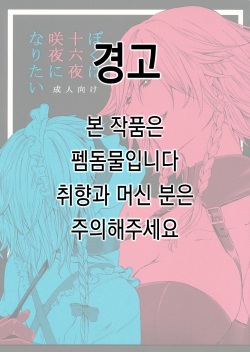 Boku wa Izayoi Sakuya ni Naritai | 나는 이자요이 사쿠야가 되고 싶다